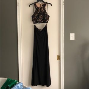 NWT Xscape Crop Top Evening gown